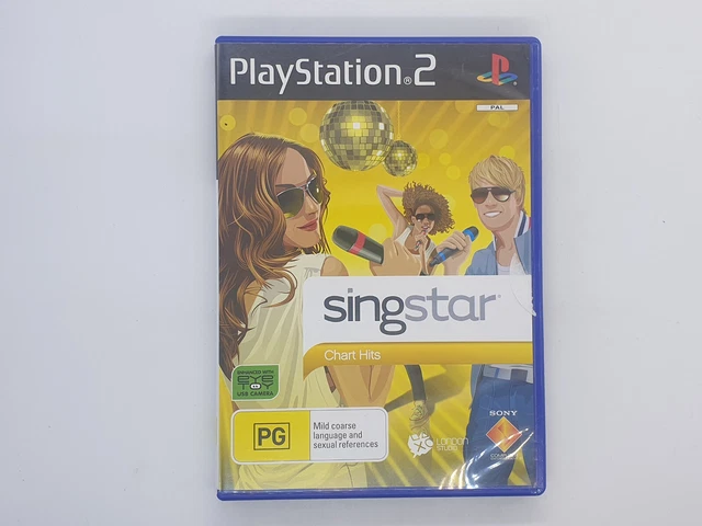 SingStar Chart Hits PS2 (PlayStation 2, 2010) AUS PAL Complete
