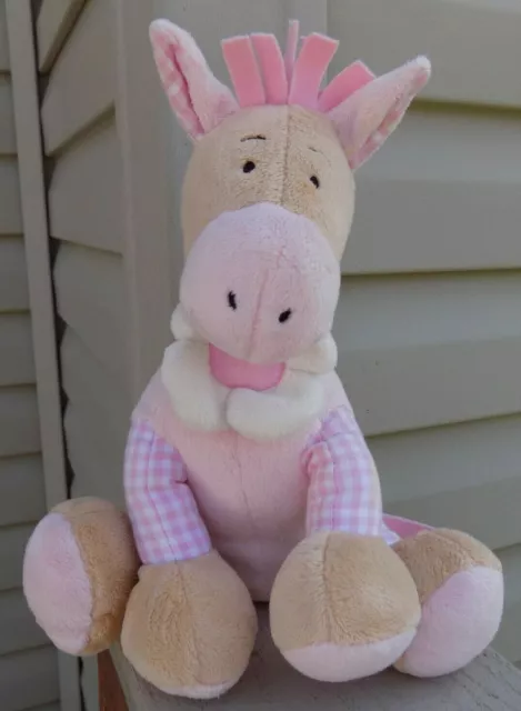 Jellycat Jelly Kitten Pink Horse Pony Plush Musical Pull String Flower Gingham