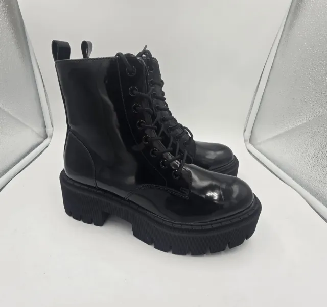 Steve Madden Platform Boots Women's Size 7.0 Black
