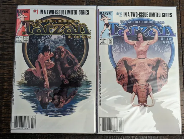 Tarzan of the Apes #1-2 Complete Series (1983); Both Newsstand Edition - Marvel