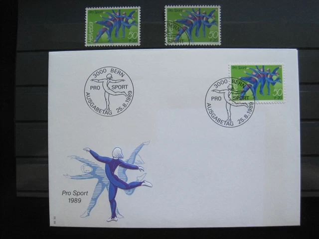Schweiz MiNr. 1404  postfrisch** + gestempelt + FDC (GB 1930 )