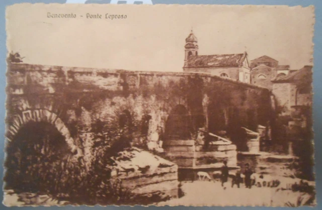 Cartolina Benevento Ponte Leproso