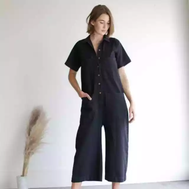 ILANA KOHN KATE jumpsuit Deep Indigo Size Medium 188.72 PicClick UK
