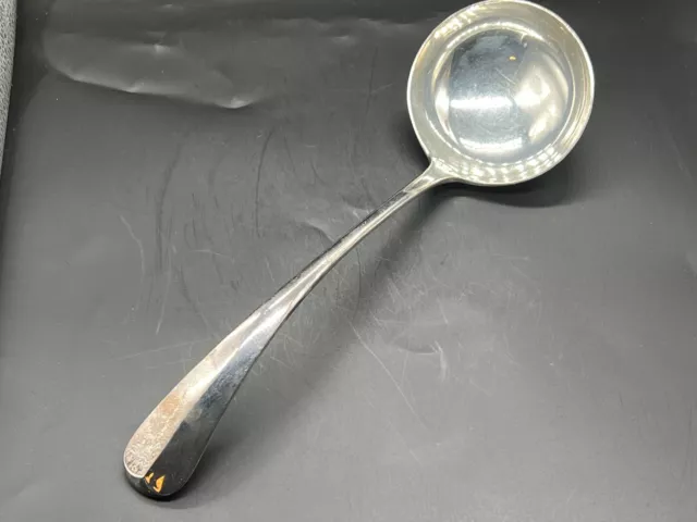 Vintage Silver Plate Plated Large Serving Ladle Ladel Alex Clark Co