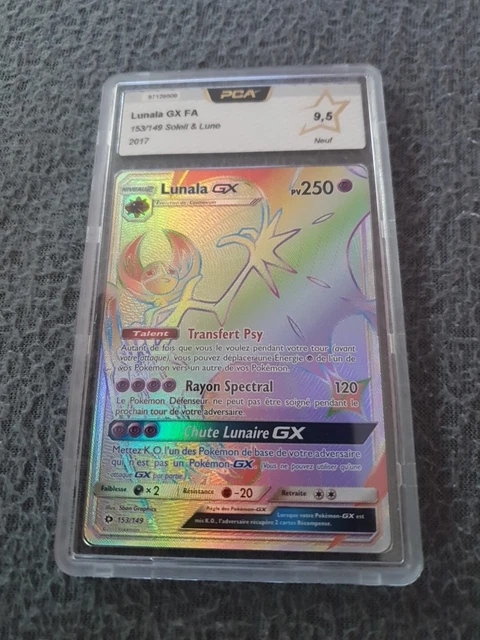 Carte Pokémon Soleil Et Lune Lunala GX Holographique 66/149 - Carte à Collectionner