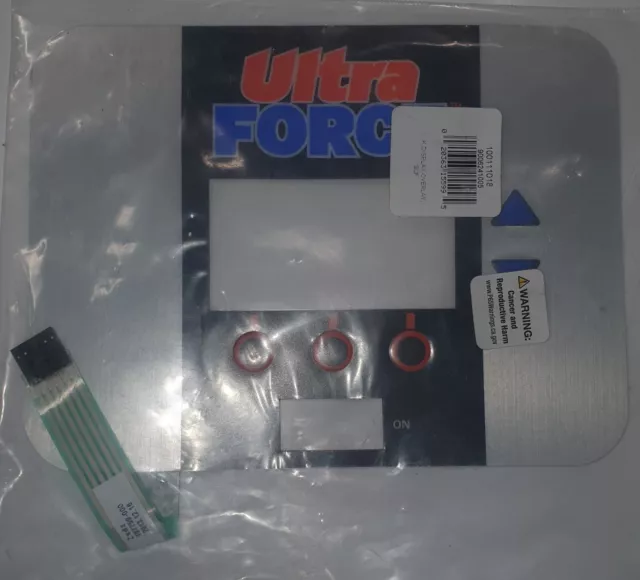 Ultra Force 100111018 SUF Display Overlay for Water Heater