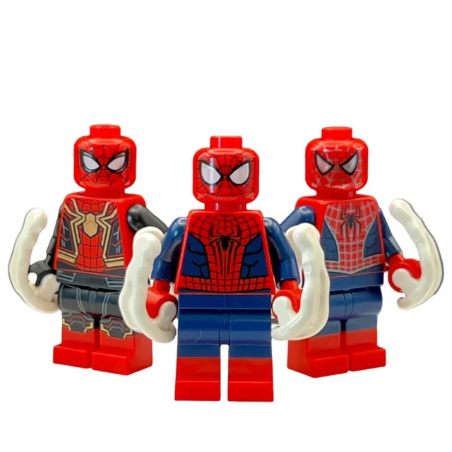LEGO Marvel Spider-Man Minifigure Lot 76261 - Amazing Andrew, Friendly Toby +