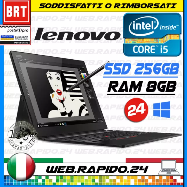 N48_ PC Ordinateur Portable Lenovo X1 Carbon I5-8350U RAM 8GB SSD 256GB Tablette