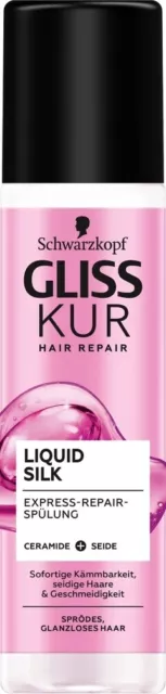 Schwarzkopf Gliss Kur Express Repair Spülung Liquid Silk 200ml