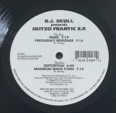 DJ Skull / Skitzo Frantic EP - Vinyl 12” 33rpm USA 1994 RED CAT RECORDS RC005