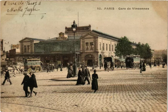 CPA AK PARIS 12th Gare de VINENNES ed. E.L.D (577440)