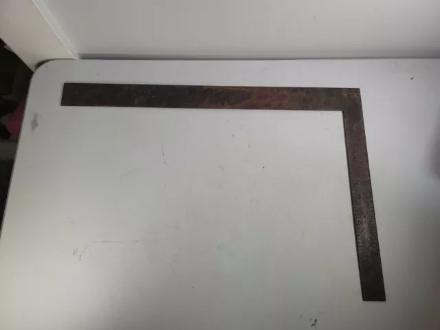 Vintage 24" X 16" Framing Square Stanley Sw Sweetheart No 14
