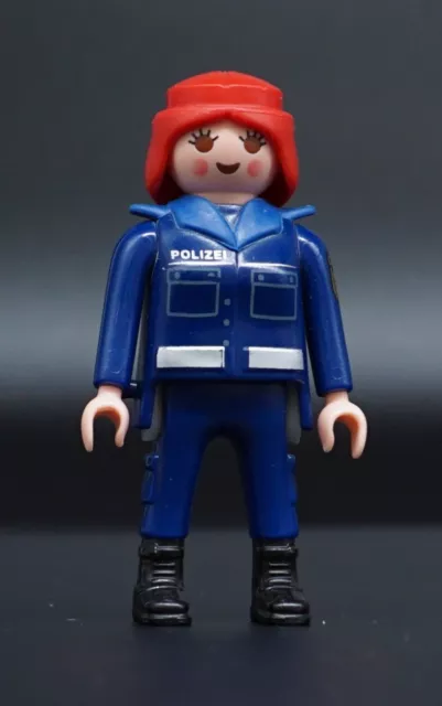 Playmobil Figur Frau Polizistin Polizei rote Haare Nr. 7731