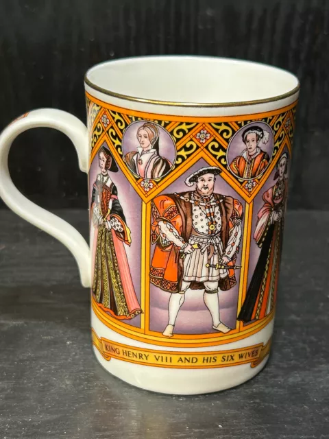 James Sadler and Sons King Henry VIII & His 6 Wives Coffee Mug
