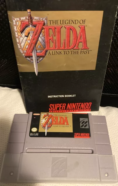 The Legend of Zelda: A Link to the Past SUPER NINTENDO snes W/ Manual