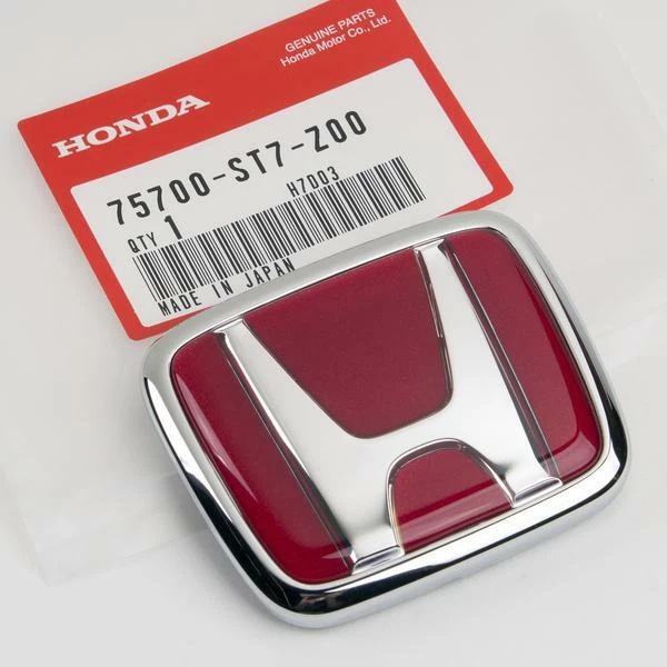HONDA INTEGRA JDM DC2 FRONT RED BADGE - GENUINE HONDA main image 0