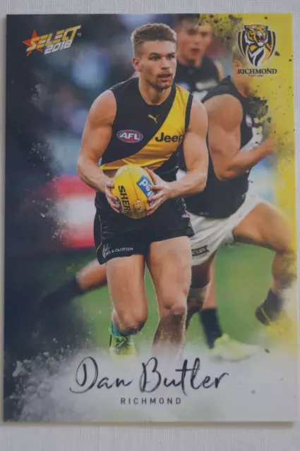 Richmond Tigers AFL-VFL Football Select Stats In Action Card Dan Butler