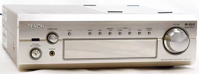 DENON  AM FM Stereo Receiver  DRA F101 240633