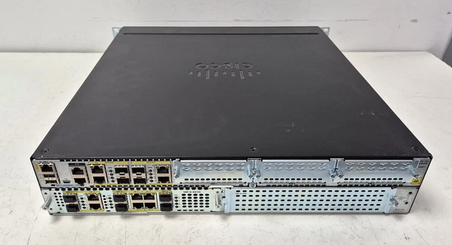 Cisco Isr4451-X/K9 + Sm-X-6X1G. Permanent Throughput License. 90 Day Warranty.