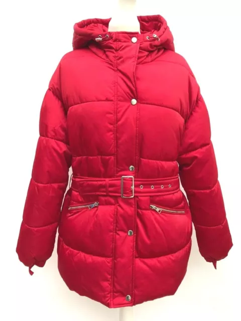 ZARA ROUGE DOUDOUNE Manteau Veste Imperméable Taille M Ref 3427 960 EUR  99,23 - PicClick FR