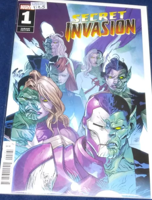 Secret Invasion #1 MARVEL 2022 | 1:25 Incentive Variant GIUSEPPE CAMUNCOLI 🎬🔥