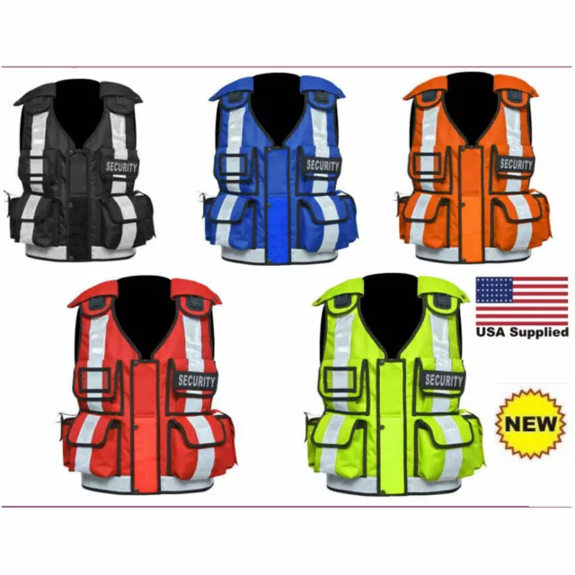 Top Quality Hi Viz Tactical Security vest Dog Handler Enforcement CCTV Tac Vest