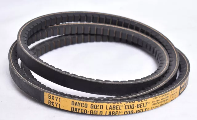 Dayco GOLD Label Industrial Cogged V-Belt  BX71 BX-71