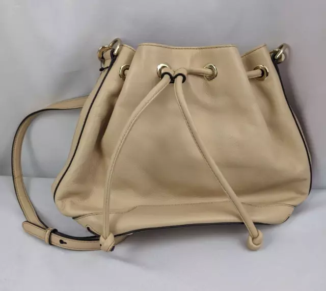 Rebecca Minkoff Leather Biscuit Fiona Bucket Bag Shoulder Bag Crossbody