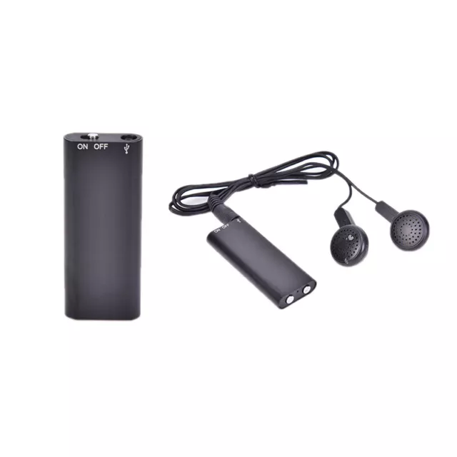 1pc Portable Mini Audio Recorder Voice Activated Hörgerät 96 Stunden 8 GB   q