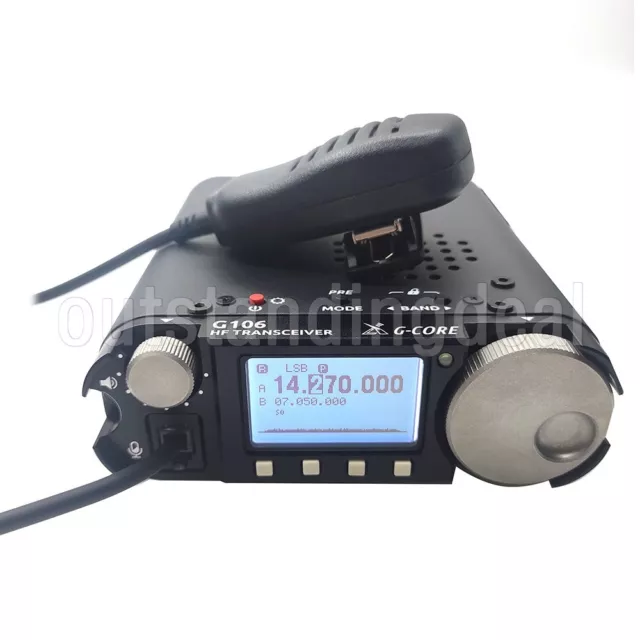 XIEGU G106C 5W HF QRP SDR Transceiver SSB/CW/AM Modes WFM Broadcast Reception