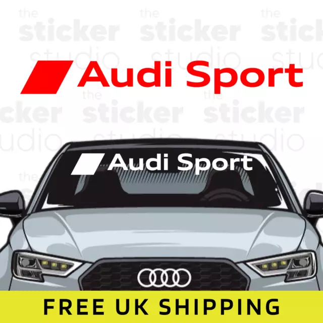 Audi Sport Sunstrip CUSTOM Sun Visor -  Sweden