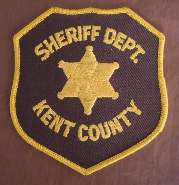 Sheriff Dept. Kent County Police Department Michigan Law Enforcement Patch NEW