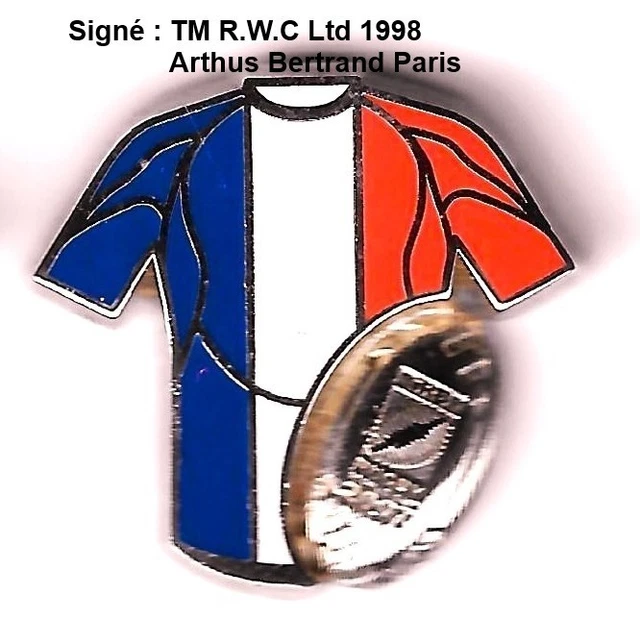 Pin's Rugby Coupe Du Monde 2007 - Maillot Écosse Signé Arthus Bertrand - Sous Carton