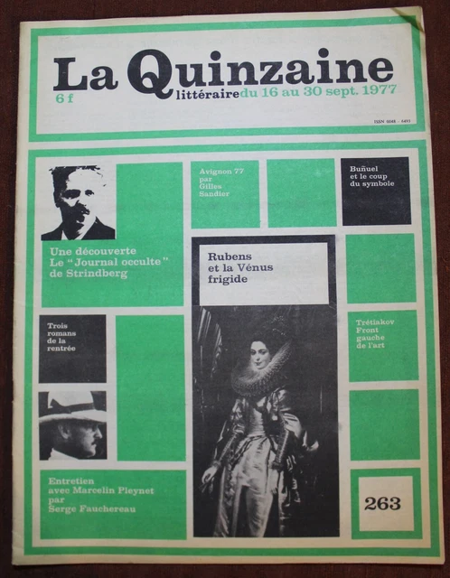LA QUINZAINE LITTÉRAIRE n°263 (1977) Luis Bunuel, Ibrahima Sow