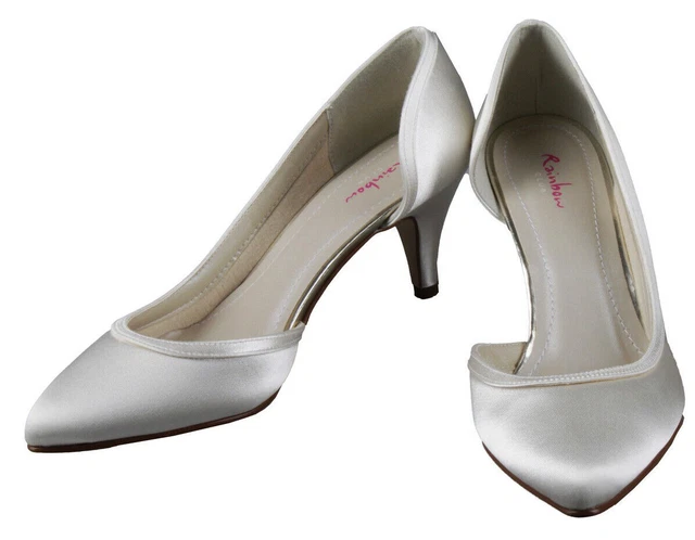 Rainbow Club Abbie women's bridal shoes 36.5 Ivory New