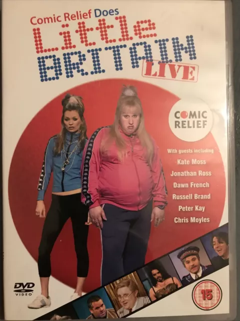 Comic Relief Does Little Britain Live DVD (2007) Peter Kay Kate Moss