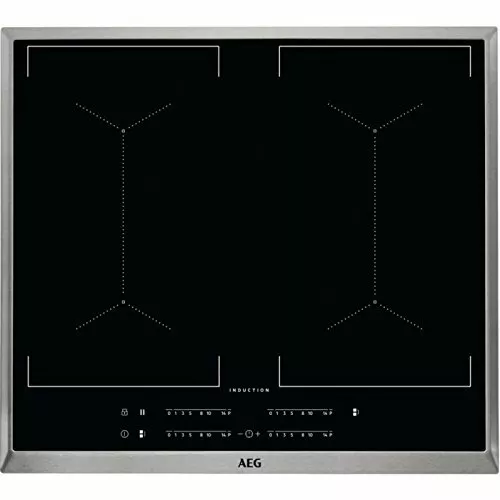 AEG IKE64450XB Elektro-Kochfeld / 60 cm/ Glasfarbe Schwarz / Induktionskochfeld