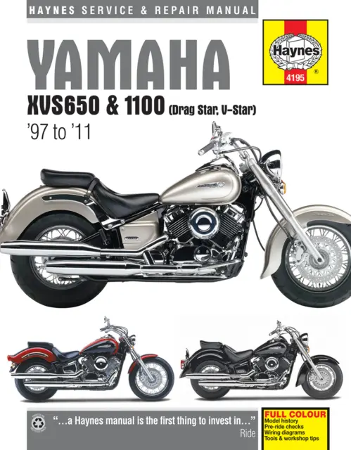 Haynes 4195 Manuale Di Riparazione Moto Yamaha Xvs 650 A V Star Classic 2011