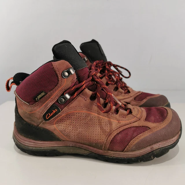 CLARKS GORE TEX Womens Hiking Walking Boots Size 5 32.99