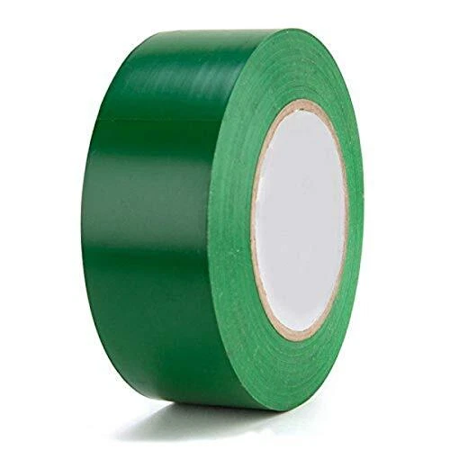 Chu's Packaging Supplies HHVTH36G Aisle Marking Vinyl Tape 1/2" x 36 yd Green...