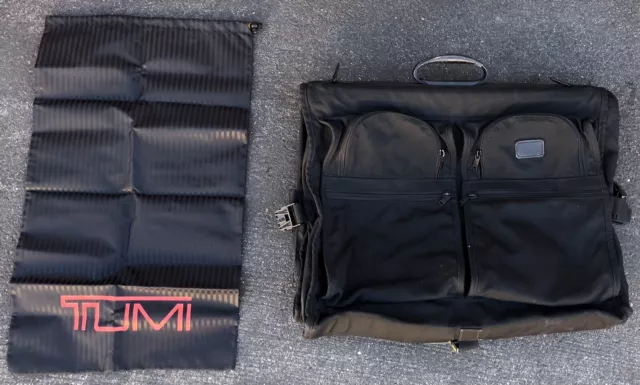 Tumi Alpha 231D3 Bi Fold Garment Bag Business Carry On Ballistic Luggage + Sack