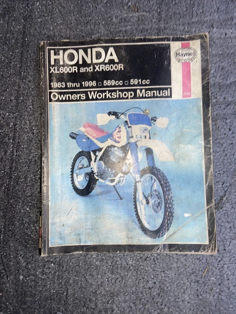 Honda Xl/xr 600 Manual 1983-1996