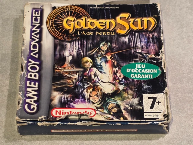 Golden Sun L'âge Perdu Gameboy Advance Pal Fr Cib