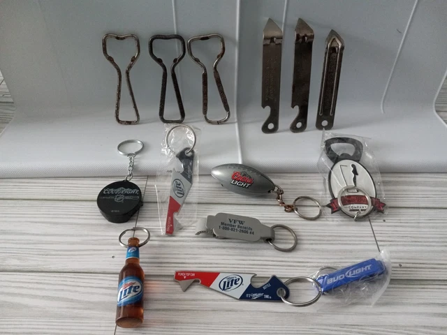 LOT BOTTLE/CAN OPENERS mixed Lot some beer other lot of 15 pre-owned