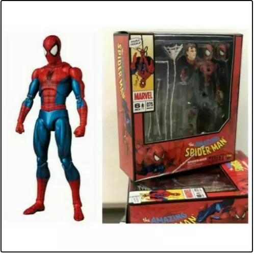 Mafex No. 075 Marvel The Amazing Spider-Man Comic Ver. Action Figure New In Box