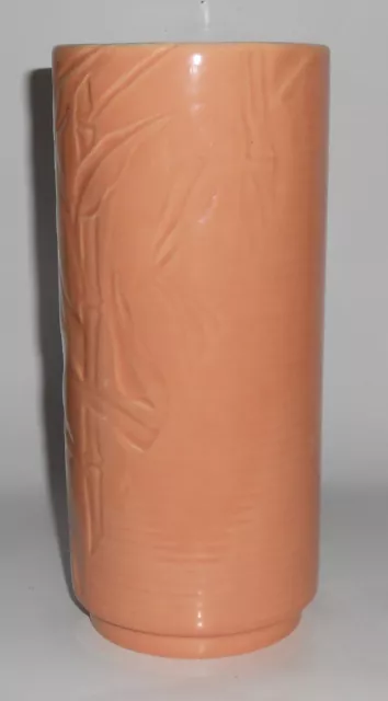 Franciscan Catalina Pottery Encanto Art Ware Coral/Grey #619 Vase 2