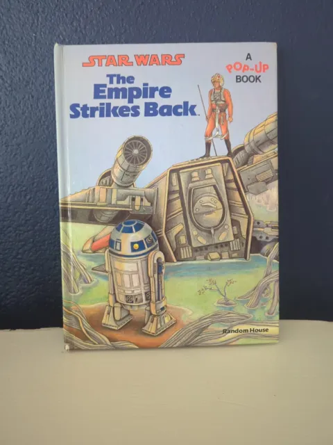 Vintage 1980 Random House - Star Wars Empire Strikes Back Pop Up Book Hardcover