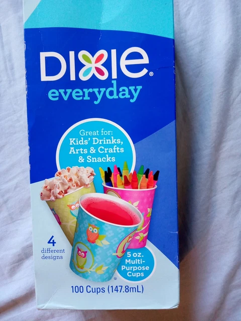 2016 Dixie Everyday Medallions 5 oz Multi-Purpose Disposable Cups 100 ct SEALED