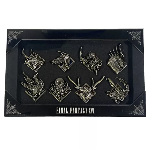 Final Fantasy XVI Metal Pins Collection Ifrit Phenix Shiva Titan Bahamut Odin!