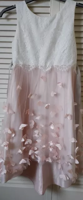 Monsoon Stunning Girls Bridesmaid/Flower Girl Pale Pink Dress age 10